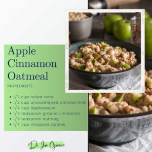 Healthy Bariatric Recipes Apple Cinnamon Oatmeal